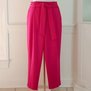 Cupcakes & Cashmere Anthropologie Women’s Pink Trousers w/ Belt Size Large